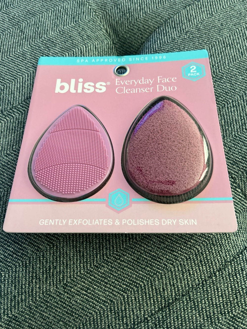 bliss Everyday Face Cleanser Duo New- Gently Exfoliates And Polishes Dry Skin